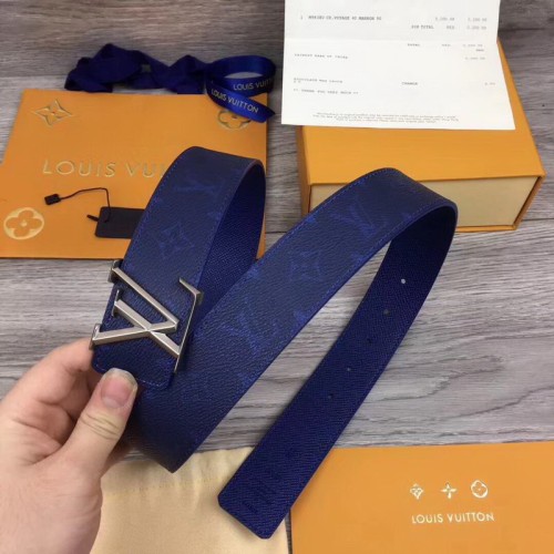 Super Perfect Quality LV Belts(100% Genuine Leather Steel Buckle)-1360