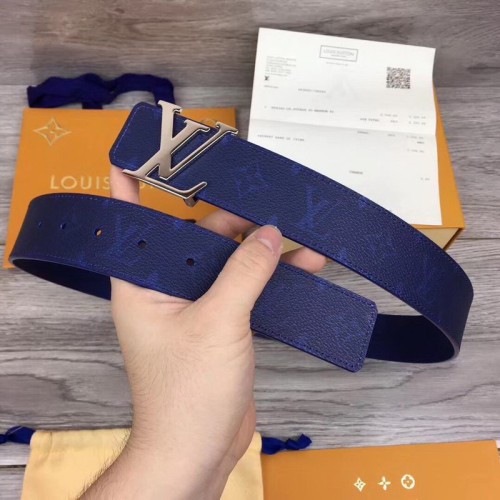 Super Perfect Quality LV Belts(100% Genuine Leather Steel Buckle)-1573
