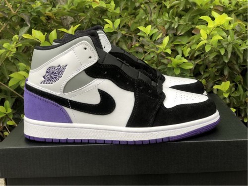 Authentic Air Jordan 1 Mid SE “Varsity Purple”