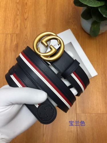 Super Perfect Quality G Belts(100% Genuine Leather,steel Buckle)-1767