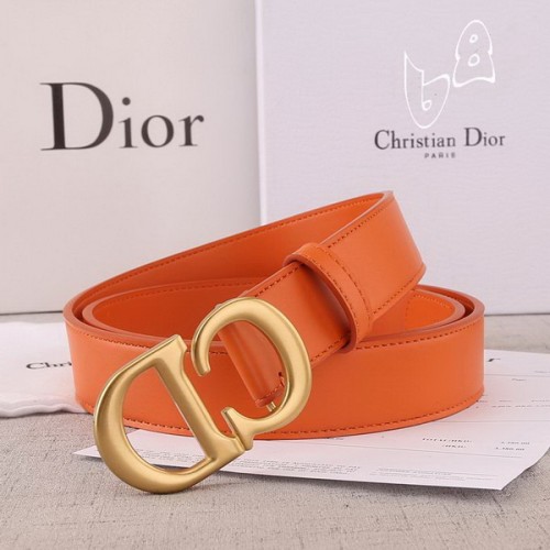 Super Perfect Quality Dior Belts(100% Genuine Leather,steel Buckle)-436