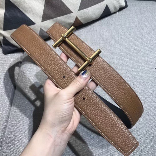 Super Perfect Quality Hermes Belts(100% Genuine Leather,Reversible Steel Buckle)-633