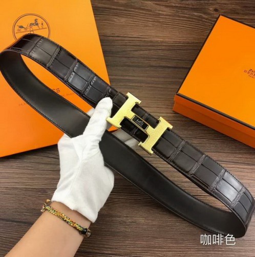 Super Perfect Quality Hermes Belts(100% Genuine Leather,Reversible Steel Buckle)-266