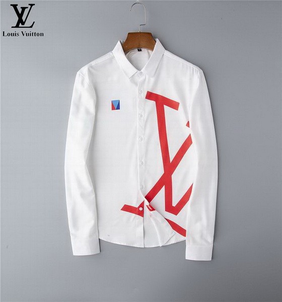 LV long sleeve shirt men-055(M-XXXL)