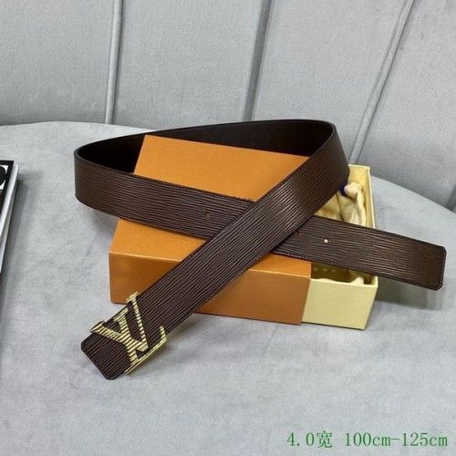 Super Perfect Quality LV Belts(100% Genuine Leather Steel Buckle)-2833