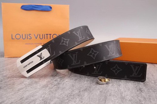 Super Perfect Quality LV Belts(100% Genuine Leather Steel Buckle)-1866