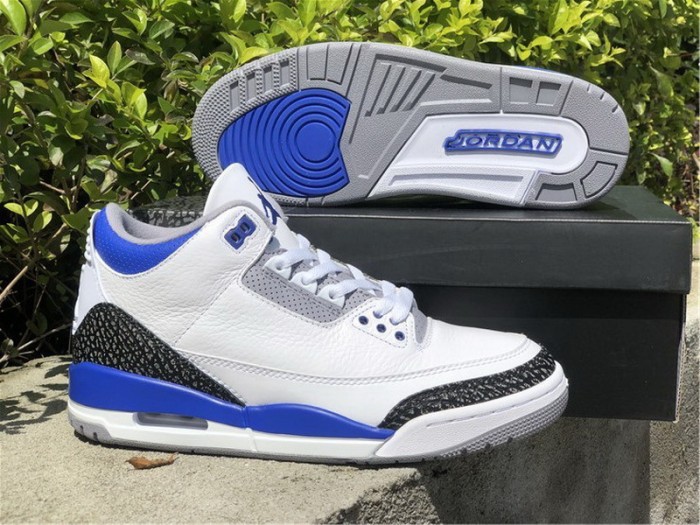 Authentic Air Jordan 3 “ Racer Blue”