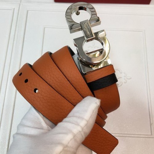Super Perfect Quality Ferragamo Belts(100% Genuine Leather,steel Buckle)-1436