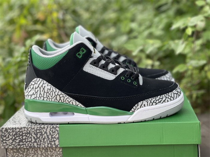 Authentic Air Jordan 3 Pine Green