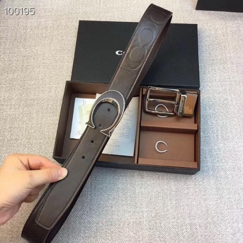 Super Perfect Quality COH Belts(100% Genuine Leather,steel Buckle)-054