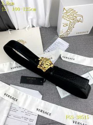 Super Perfect Quality Versace Belts(100% Genuine Leather,Steel Buckle)-351