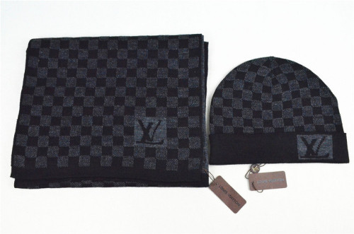 LV Wool Cap Scarf AAA-029