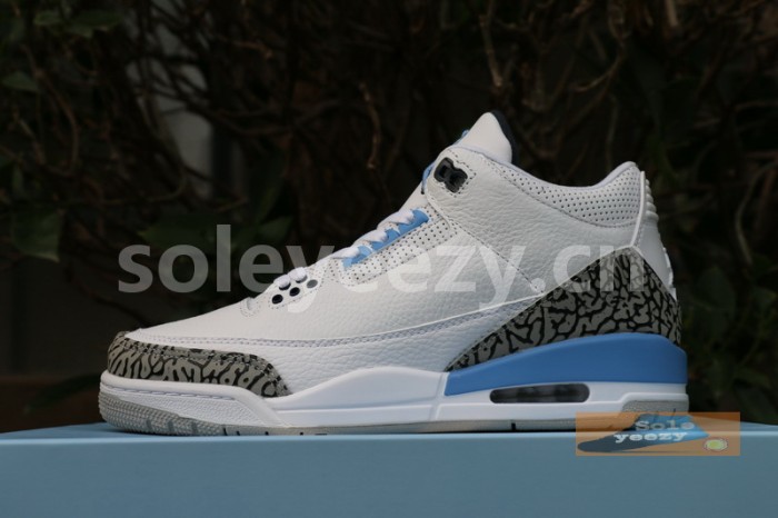 Authentic Air Jordan 3 “UNC” 2020