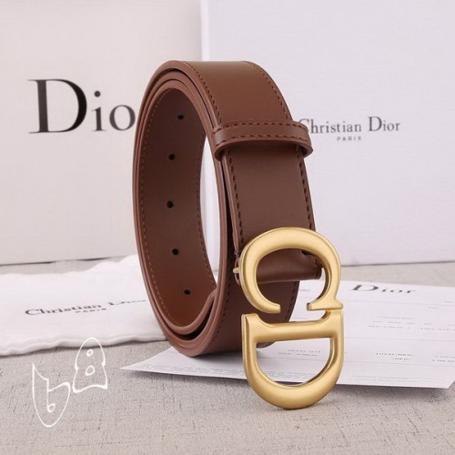 Super Perfect Quality Dior Belts(100% Genuine Leather,steel Buckle)-438