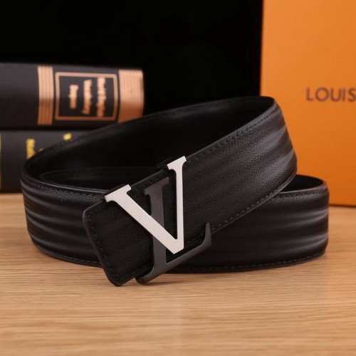 Super Perfect Quality LV Belts(100% Genuine Leather Steel Buckle)-2194