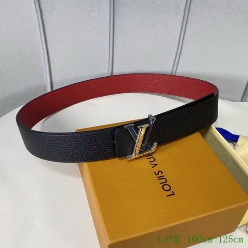 Super Perfect Quality LV Belts(100% Genuine Leather Steel Buckle)-2960