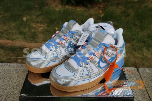 Authentic OFF-WHITE x Nike Air Rubber Dunk “University Blue”