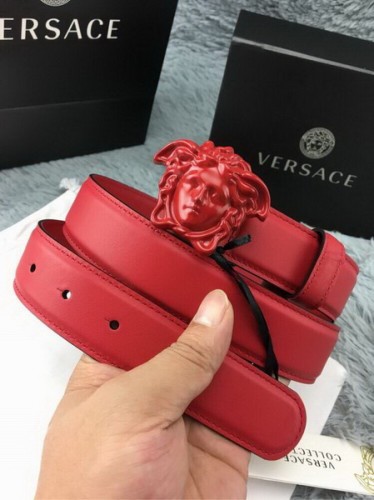 Super Perfect Quality Versace Belts(100% Genuine Leather,Steel Buckle)-287
