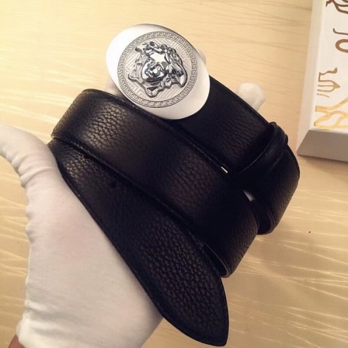 Super Perfect Quality Versace Belts(100% Genuine Leather,Steel Buckle)-227