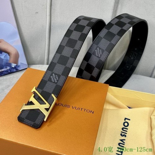 Super Perfect Quality LV Belts(100% Genuine Leather Steel Buckle)-2786