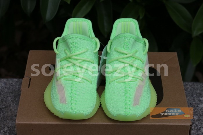 Authentic AD Yeezy 350 Boost V2 “Glow” kids shoes