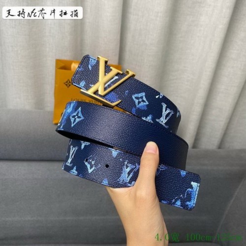 Super Perfect Quality LV Belts(100% Genuine Leather Steel Buckle)-3071