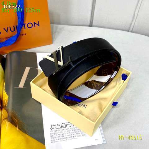 Super Perfect Quality LV Belts(100% Genuine Leather Steel Buckle)-2487