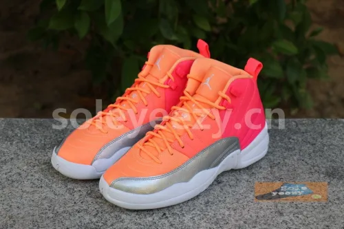 Authentic Air Jordan 12 GS “Hot Punch”