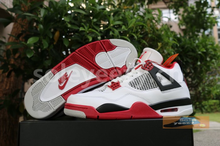 Authentic Air Jordan 4 “Fire Red” 2020