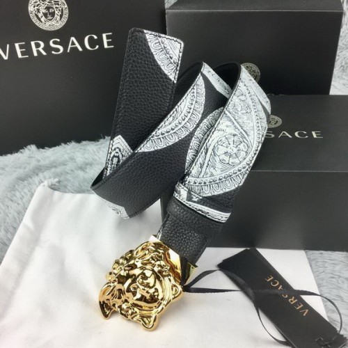 Super Perfect Quality Versace Belts(100% Genuine Leather,Steel Buckle)-288