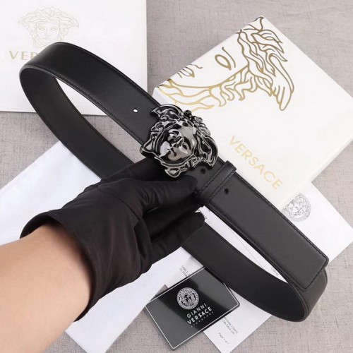 Super Perfect Quality Versace Belts(100% Genuine Leather,Steel Buckle)-442