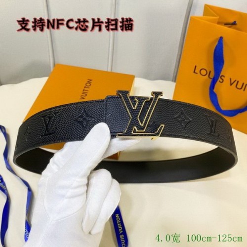 Super Perfect Quality LV Belts(100% Genuine Leather Steel Buckle)-2791