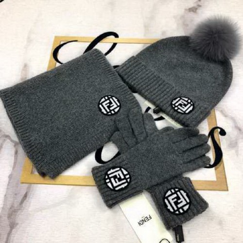 FD Wool Cap Scarf AAA-049