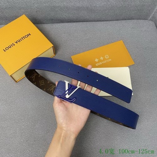 Super Perfect Quality LV Belts(100% Genuine Leather Steel Buckle)-3123