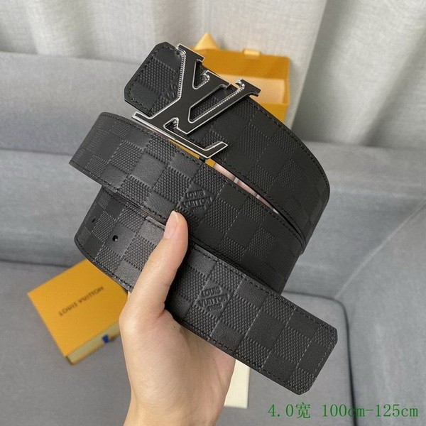 Super Perfect Quality LV Belts(100% Genuine Leather Steel Buckle)-2768