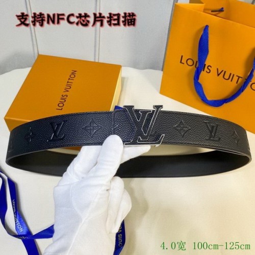 Super Perfect Quality LV Belts(100% Genuine Leather Steel Buckle)-2792