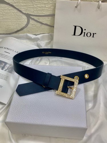 Super Perfect Quality Dior Belts(100% Genuine Leather,steel Buckle)-313
