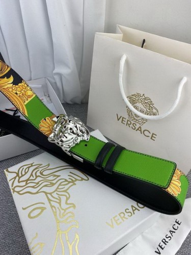 Super Perfect Quality Versace Belts(100% Genuine Leather,Steel Buckle)-433