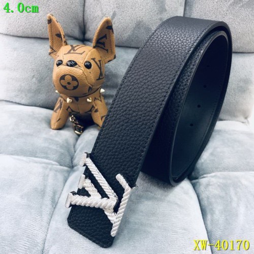 Super Perfect Quality LV Belts(100% Genuine Leather Steel Buckle)-1678