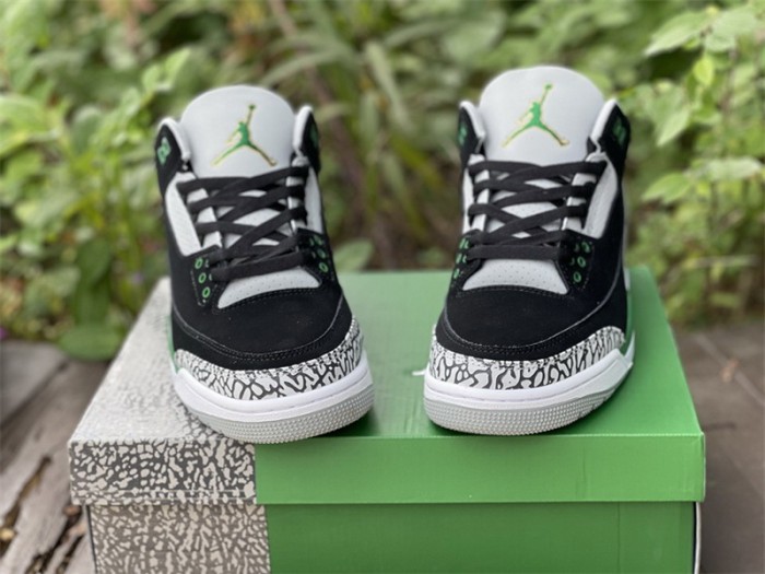 Authentic Air Jordan 3 Pine Green