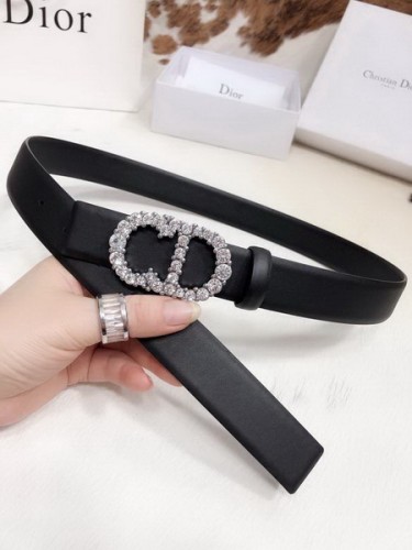 Super Perfect Quality Dior Belts(100% Genuine Leather,steel Buckle)-314