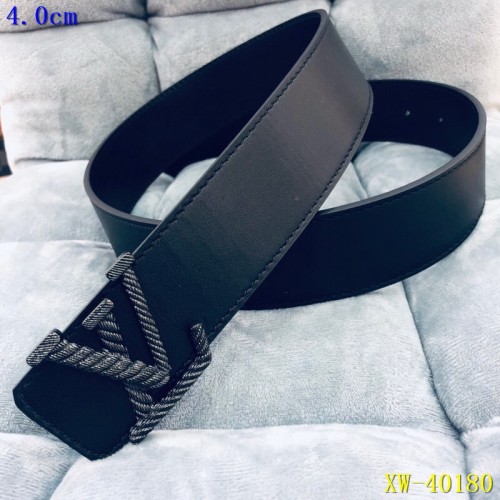 Super Perfect Quality LV Belts(100% Genuine Leather Steel Buckle)-1749