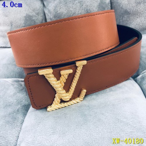 Super Perfect Quality LV Belts(100% Genuine Leather Steel Buckle)-1752