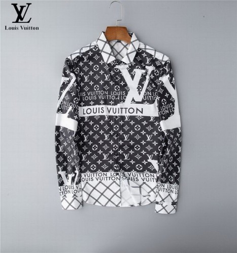 LV long sleeve shirt men-051(M-XXXL)