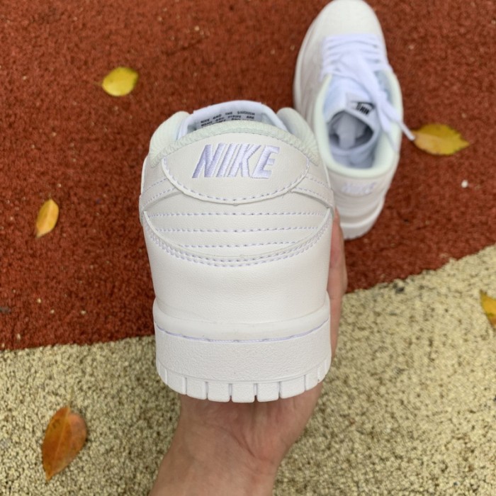Authentic  Nike Dunk Low “Triple White”