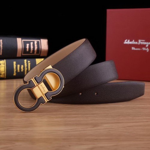 Super Perfect Quality Ferragamo Belts(100% Genuine Leather,steel Buckle)-928