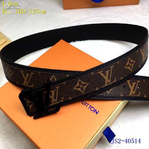 Super Perfect Quality LV Belts(100% Genuine Leather Steel Buckle)-2543