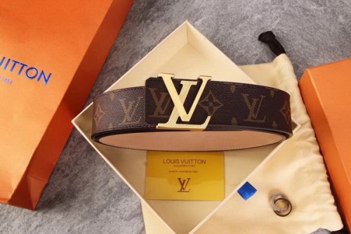 Super Perfect Quality LV Belts(100% Genuine Leather Steel Buckle)-1761