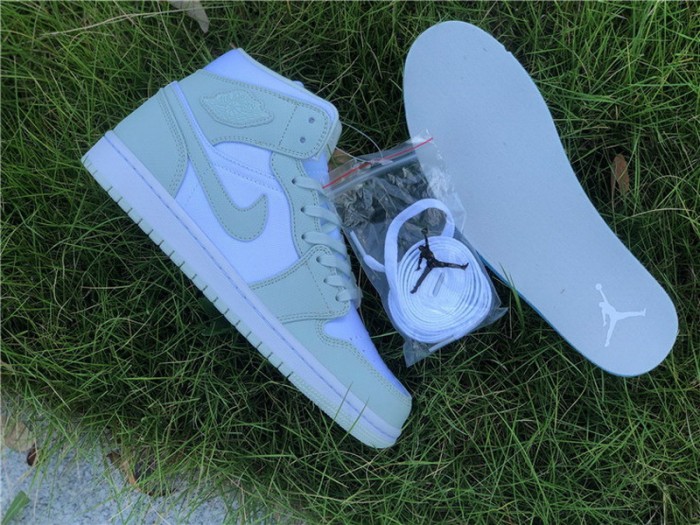 Authentic Air Jordan 1 Mid “Spruce Aura”