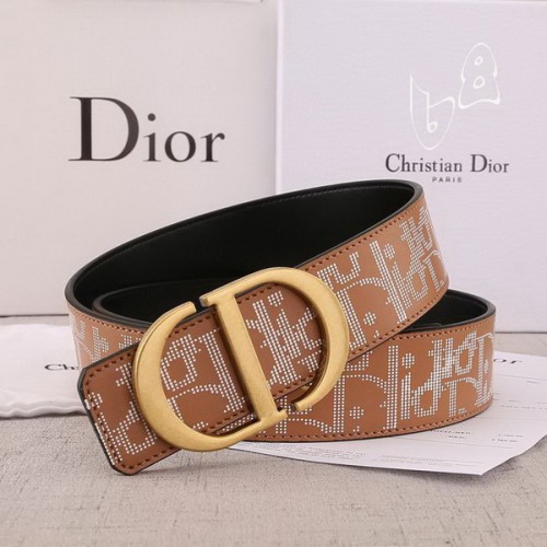 Super Perfect Quality Dior Belts(100% Genuine Leather,steel Buckle)-440